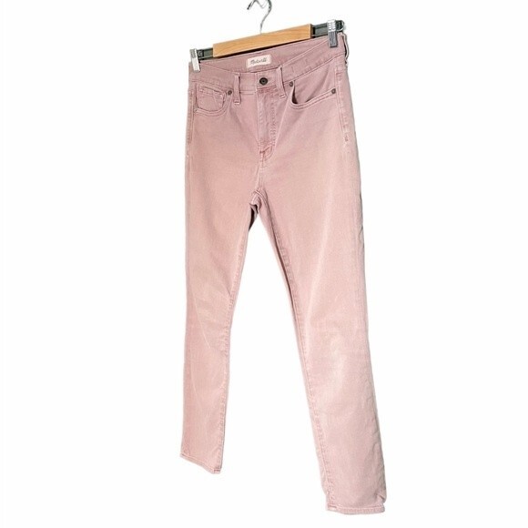 Madewell Jeans 9” High Riser Skinny Skinny Crop Dusty Pink Wash Size 27 | 4 - Picture 6 of 12